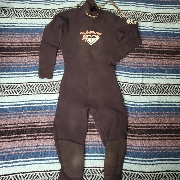 Vintage Roxy Quicksilver Wetsuit Full Suit 1990s - Picture 3 of 8